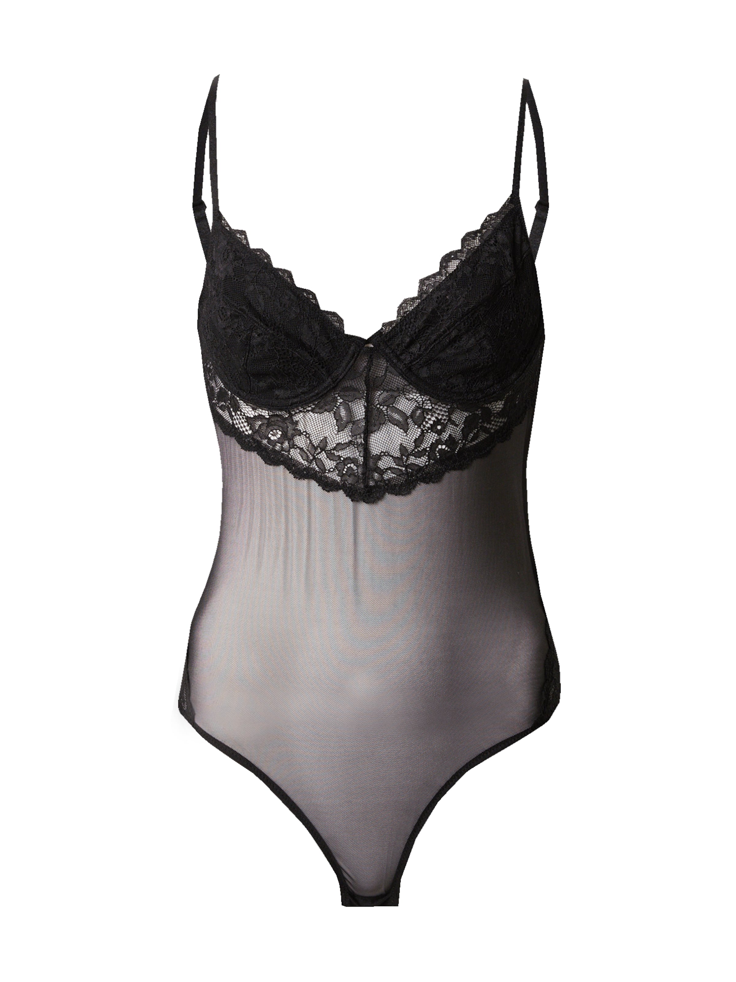 ABOUT YOU Bodi perilo 'Candy' | črna barva: sprednja stran