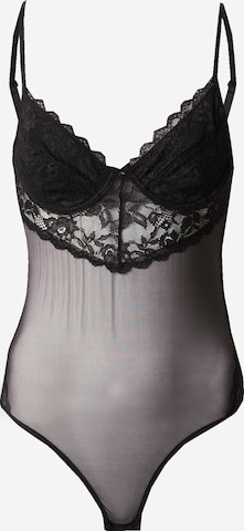 ABOUT YOU Lingerie body 'Candy' in Zwart: voorkant
