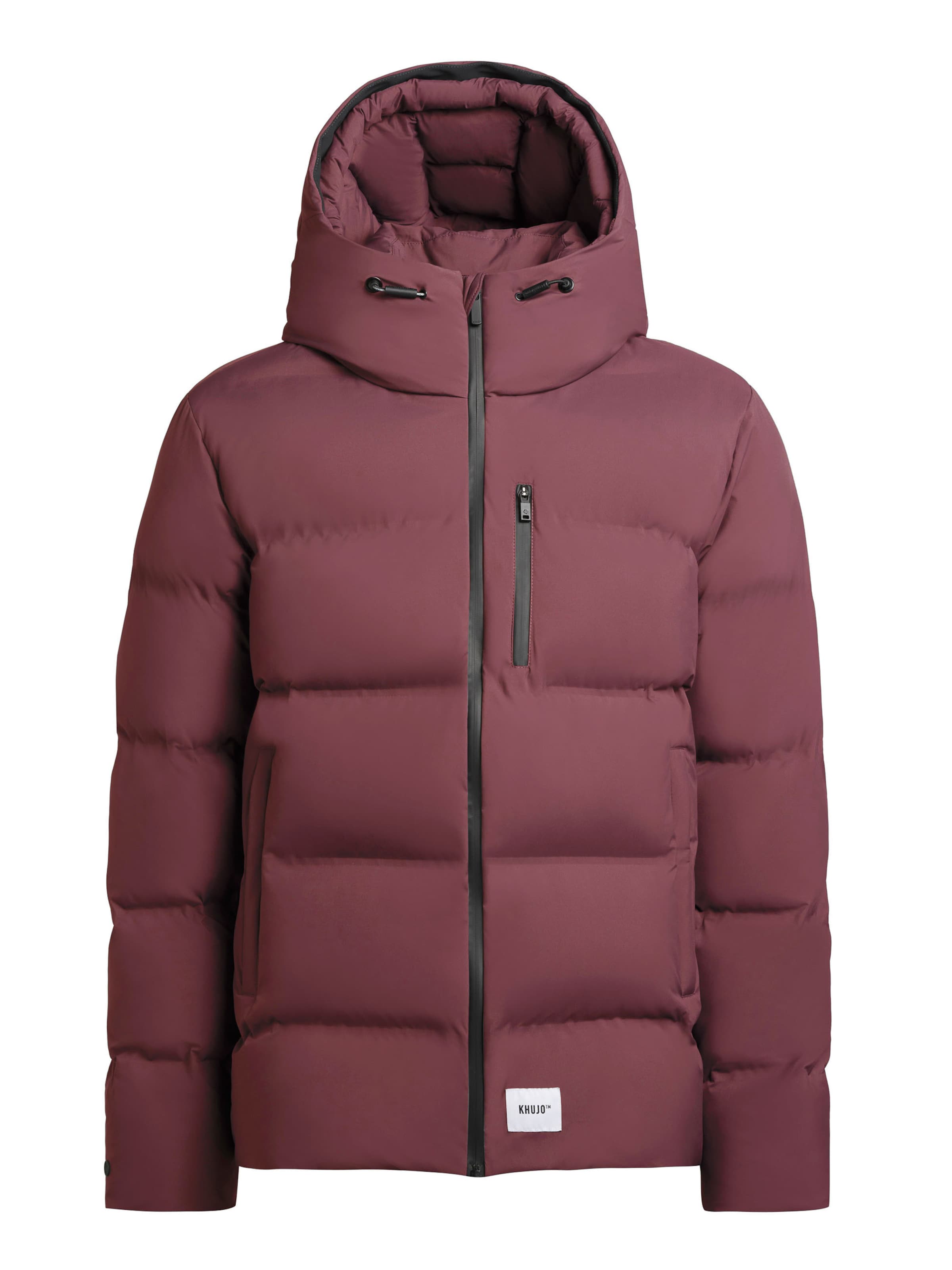 khujo Zimní bunda 'Silas3' – červená: přední strana