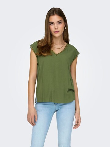 ONLY Blouse 'JASMINA' in Green: front