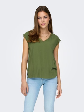 ONLY Блуза 'JASMINA' в зелено: отпред