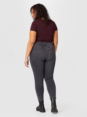 Levi's® Plus Skinny Farkut '721 PL Hi Rise Skinny' värissä musta