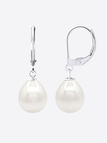Ateliers Saint Germain Earrings 'Rive Gauche' in White