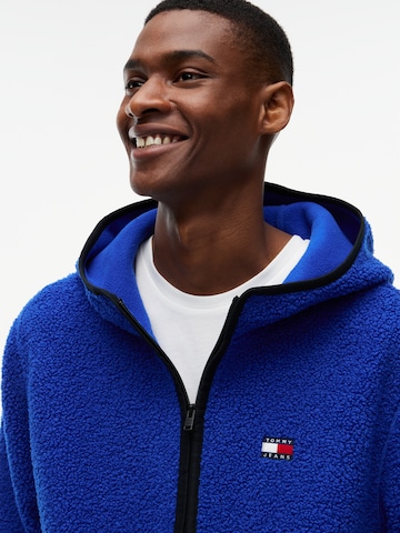 Tommy Jeans Fleecejacka i blå