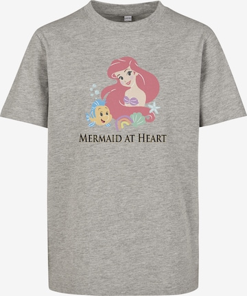 Mister Tee Shirt 'Mermaid At Heart' in Grey: front