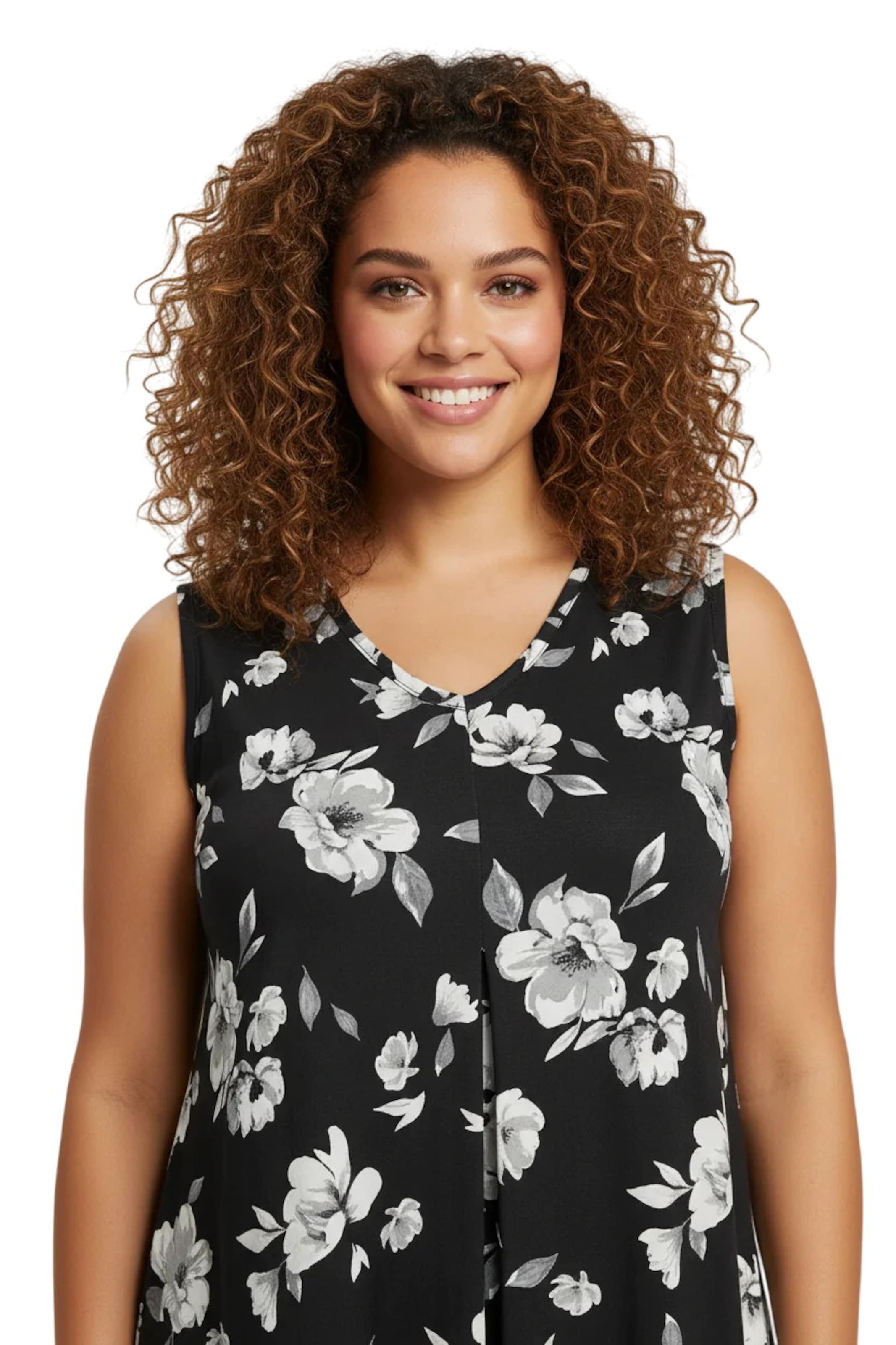 Shape Of You Blouse in Zwart