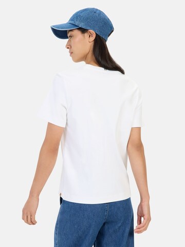 CAMEL ACTIVE T-Shirt aus Organic Cotton in Weiß