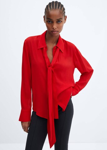 MANGO Blouse 'Valentin' in Red: front