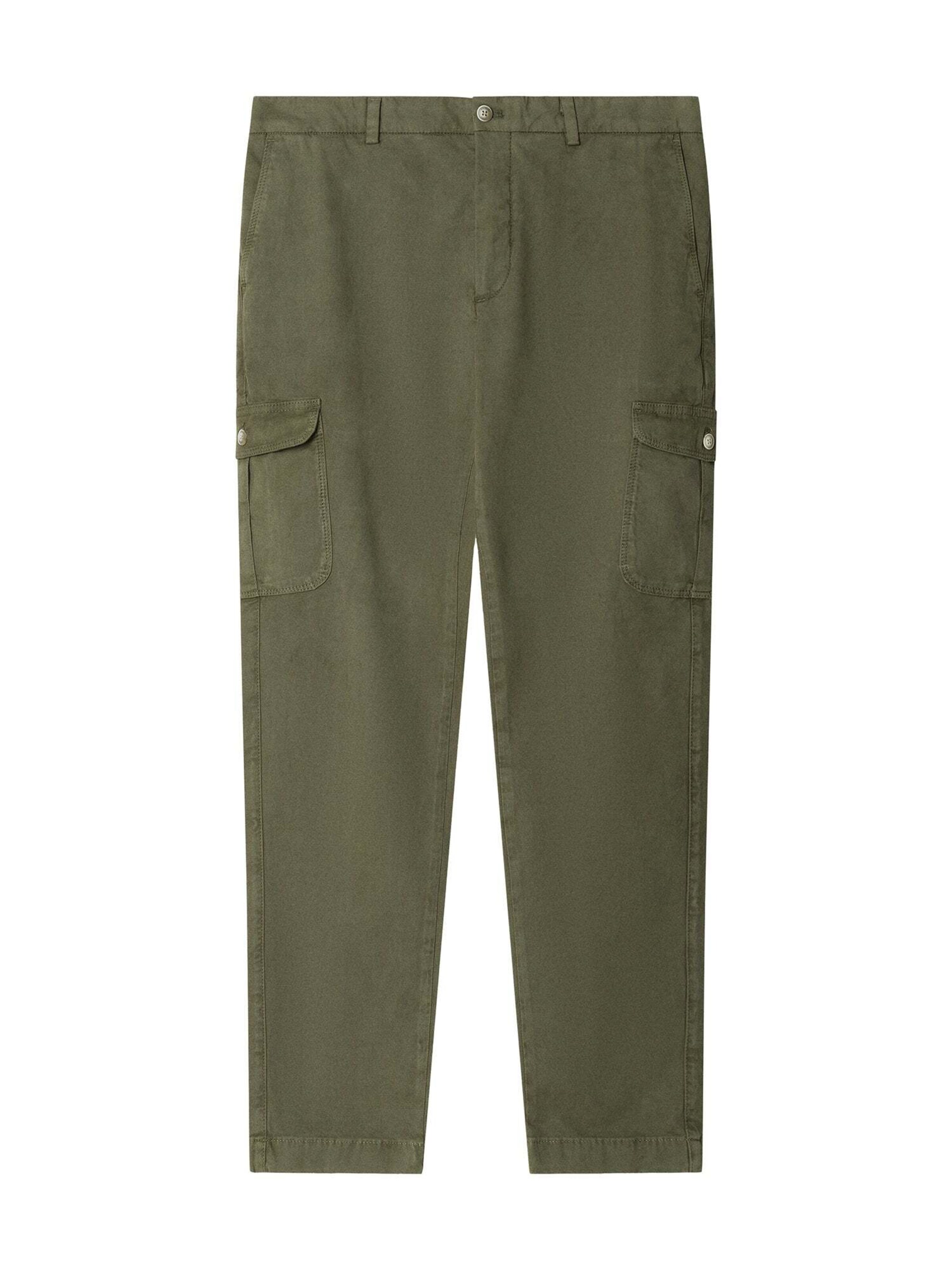 Hackett London Cargo trousers 'DEVON' in Green: front