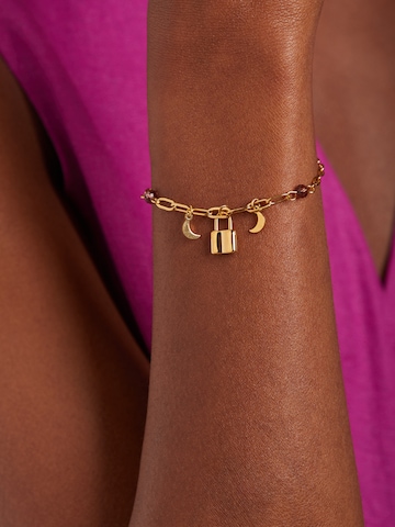Bracelet Lucardi en or : devant