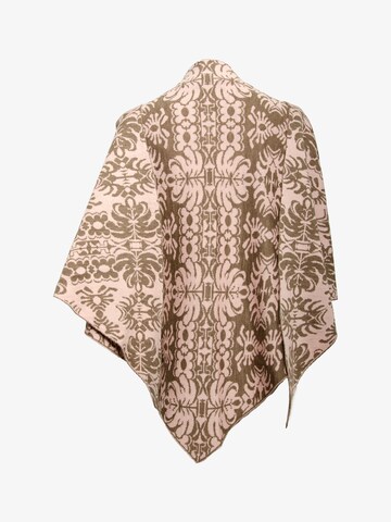 LANARTO slow fashion Shawl 'Stola Blütenzauber' in Grey: front