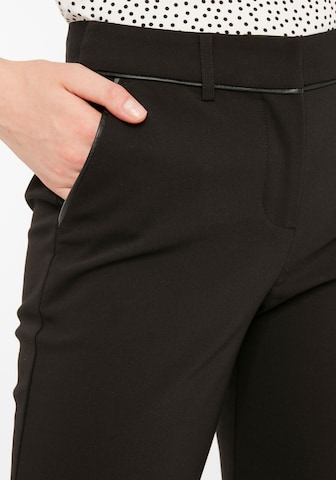 Fransa Regular Pants 'Zacity 2' in Black