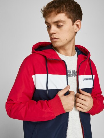 JACK & JONES Φθινοπωρινό και ανοιξιάτικο μπουφάν 'Rush' σε μπλε