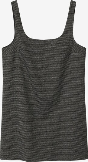 MANGO Kleid 'Grunge' in grau / weiß, Produktansicht