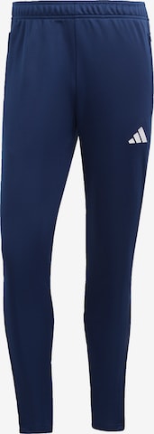 Slimfit Pantaloni sport 'Tiro 23 Club ' de la ADIDAS PERFORMANCE pe albastru
