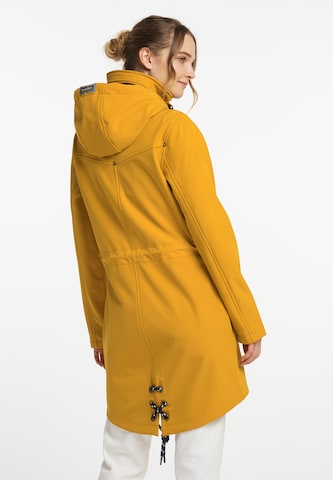 Cappotto funzionale 'Albee' di Schmuddelwedda in giallo
