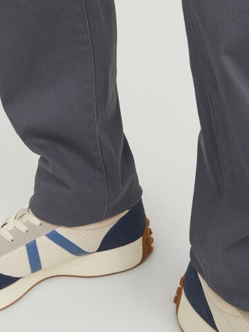 JACK & JONES Slimfit Chinohose 'Macro Dave' in Grau