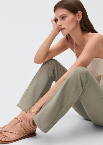 MANGO TEEN Flared Jeans in Grün