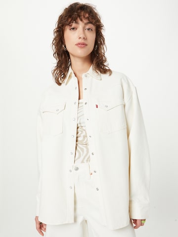 LEVI'S ® Blouse 'Dorsey XL Western' in Beige: voorkant