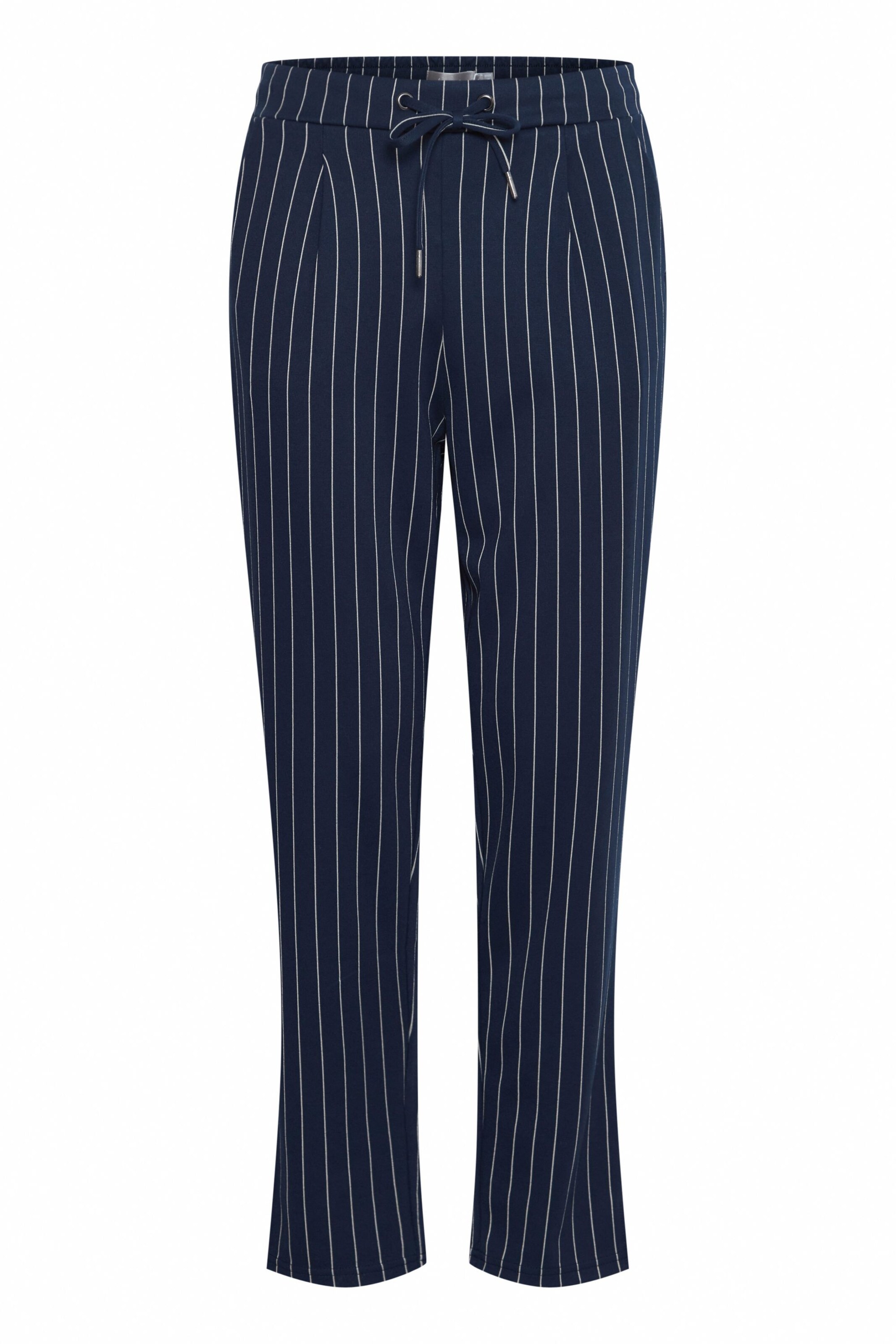 Fransa Hose 'Blenda' in navy / weiß, Produktansicht