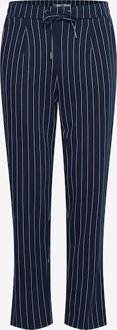 Fransa Regular Pleat-Front Pants 'Blenda' in Blue: front
