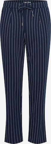 Fransa Pleat-Front Pants 'Blenda' in Blue: front