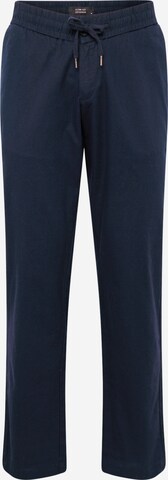 Clean Cut Copenhagen Regular Chino 'Barcelona' in Blauw: voorkant