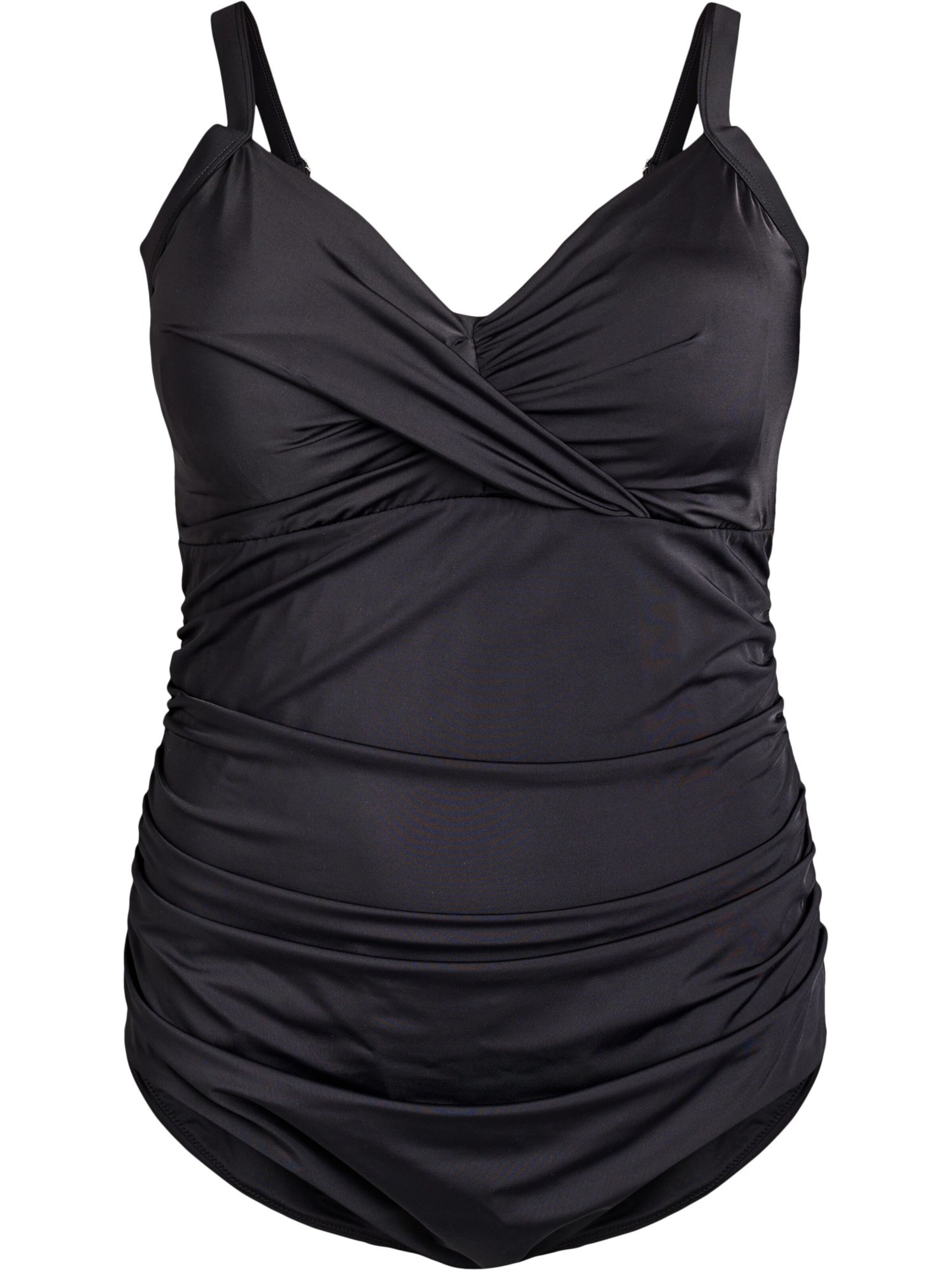 Swim by Zizzi Бюстгальтер под футболку Купальник в Черный: спереди