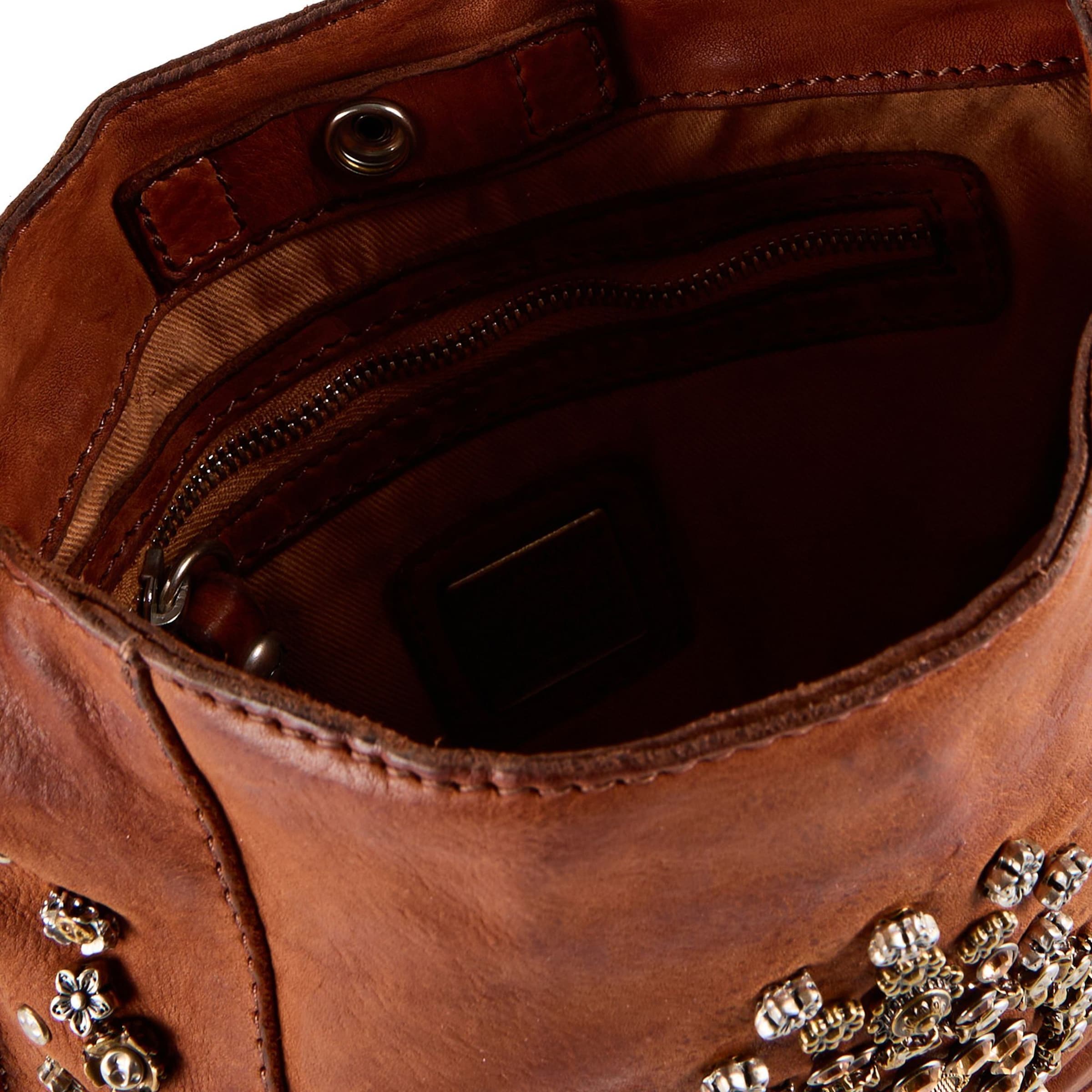 Campomaggi Schoudertas 'Nora' in Bruin