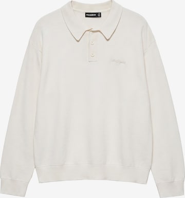 Pull&Bear Sweater in White: front