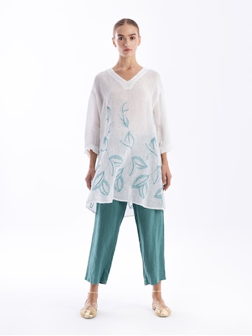 Haris Cotton Tunic in Beige