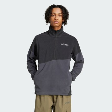 Pull-over de sport 'Multi' ADIDAS TERREX en gris : devant