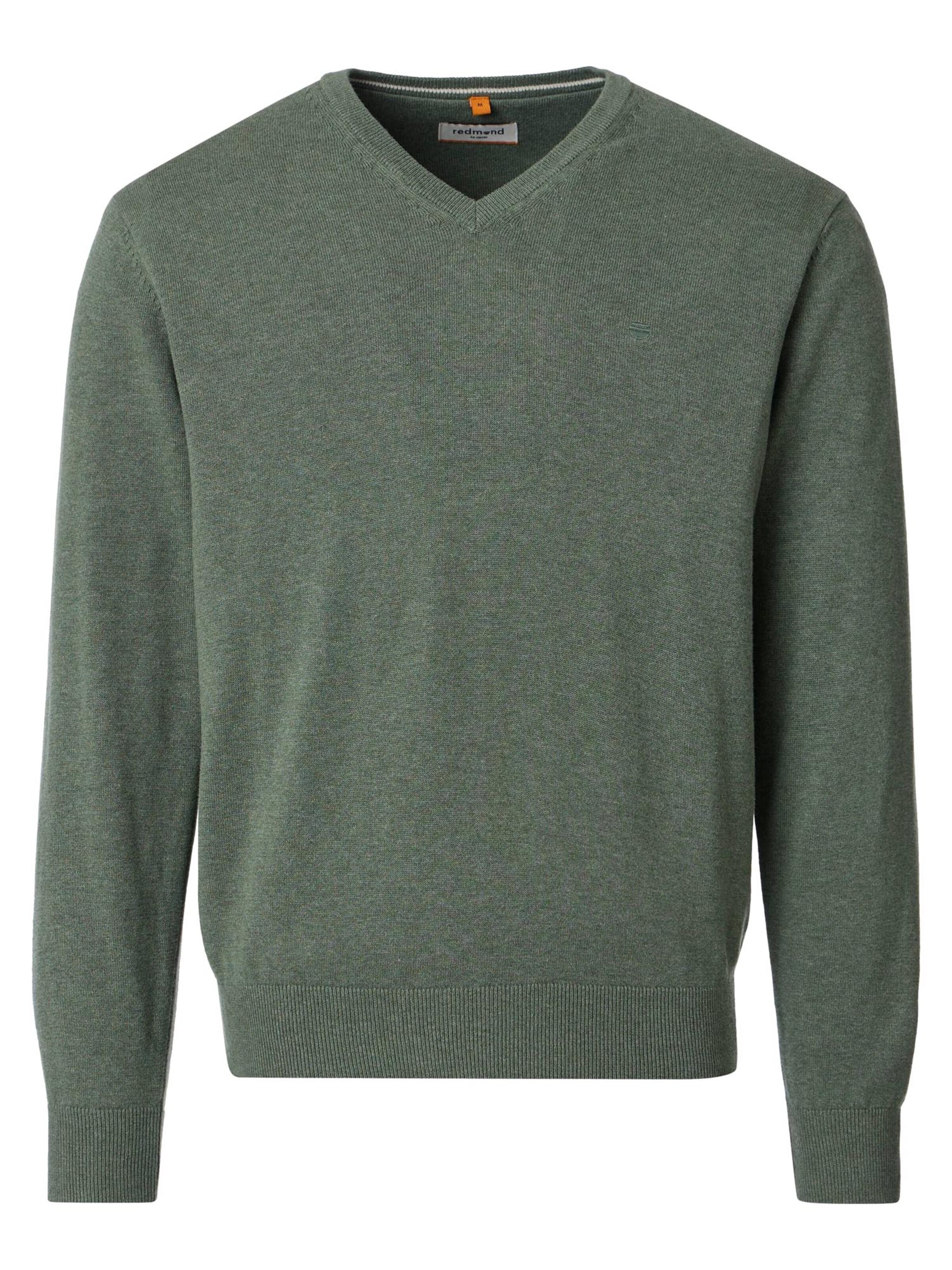 redmond Sweater 'Basic' in Green: front