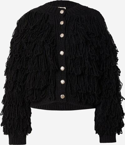 River Island Knit cardigan 'FRINGE' in Black, Item view