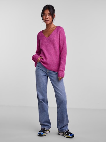 PIECES Sweater 'Ellen' in Pink