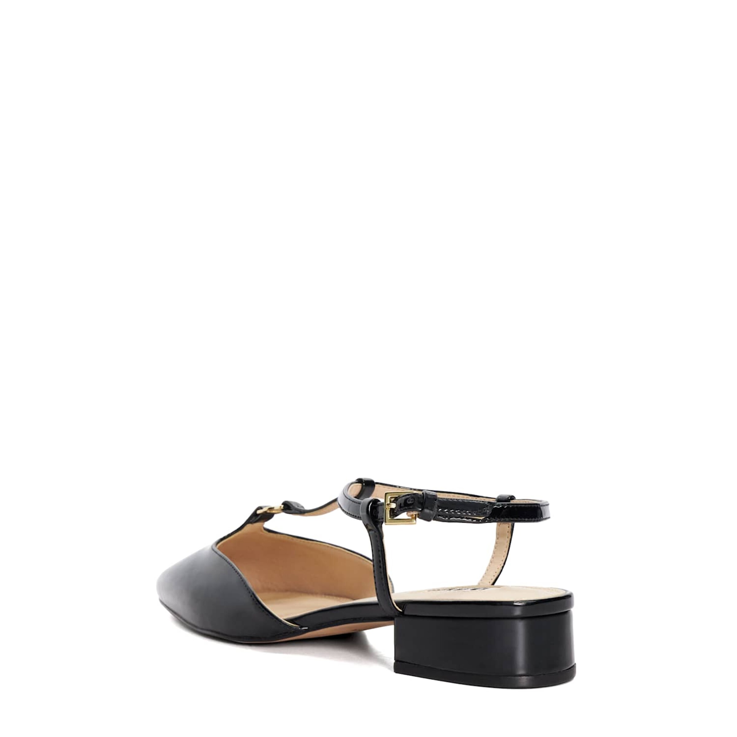 Ballerines à lanières Dune LONDON en noir