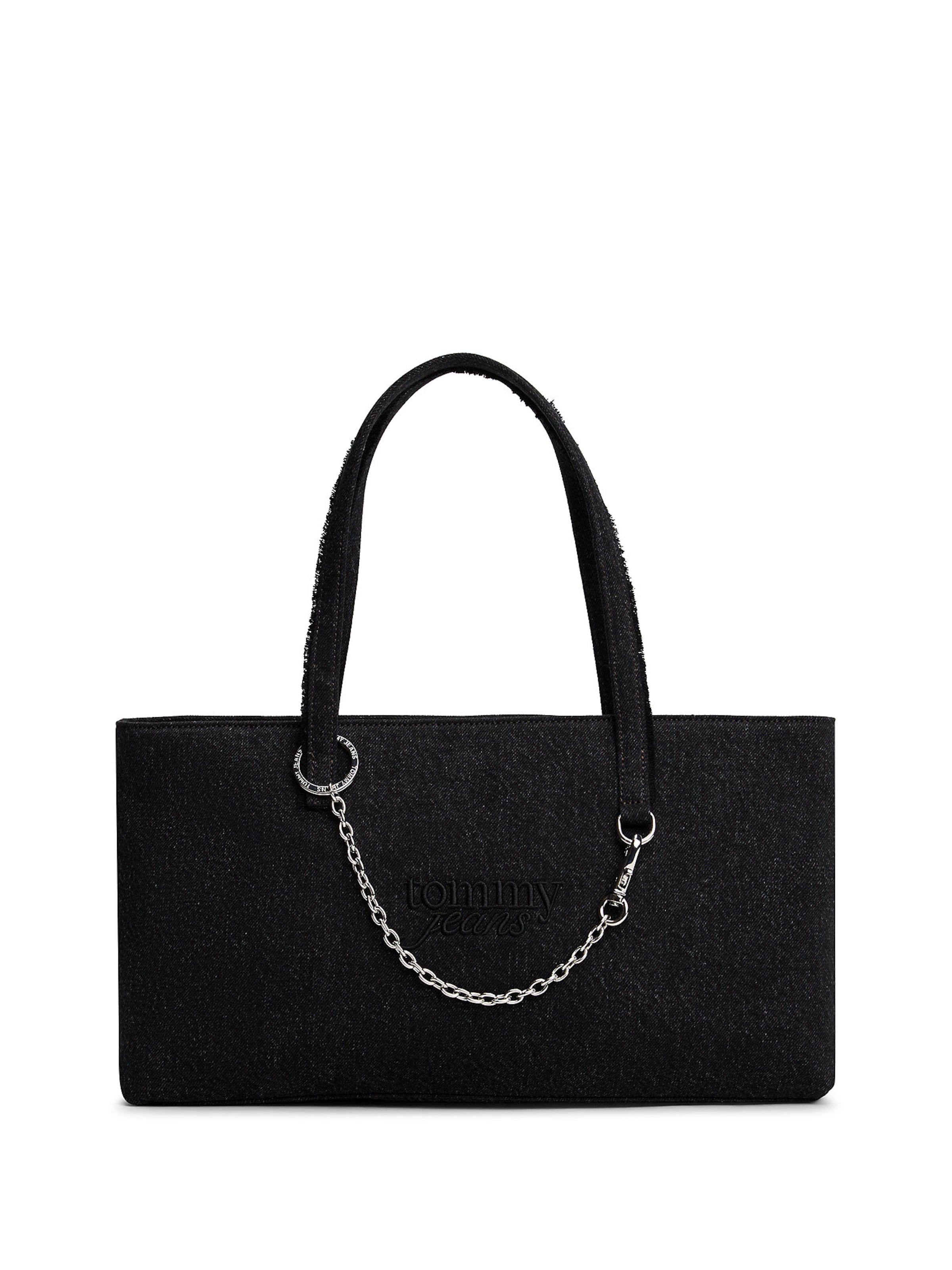 Tommy Jeans Ročna torbica | črn denim barva, Prikaz izdelka