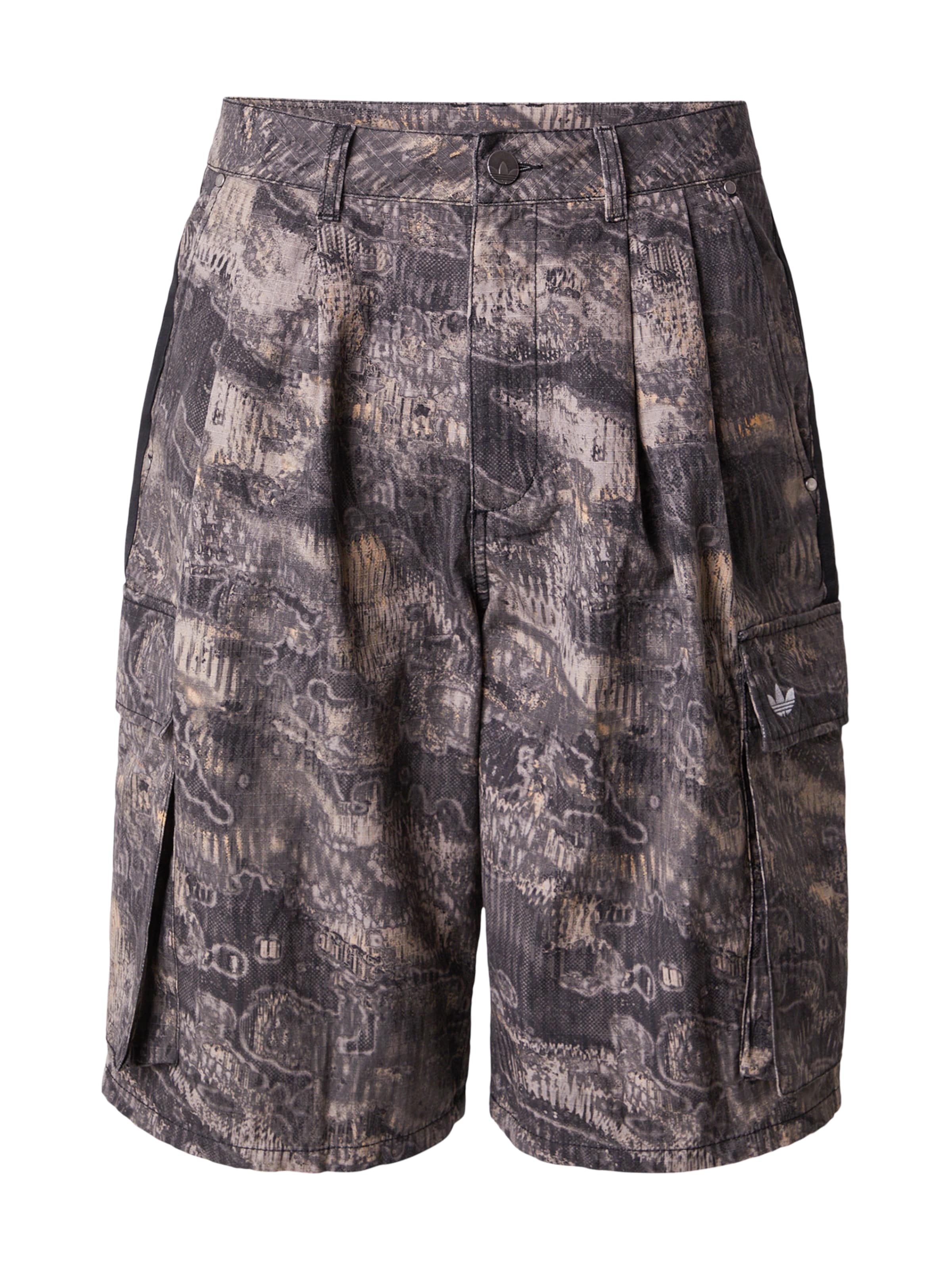 ADIDAS ORIGINALS Свободный крой Брюки-карго 'Adilenium Season 5' в Серый: спереди