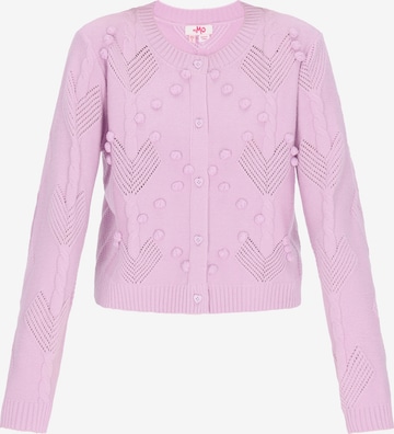MYMO Вязаная кофта в Лиловый: спереди