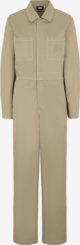 smėlio DICKIES Vienos dalies kostiumas 'SUN PRARIE COVERALL W': priekis