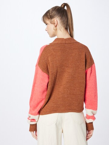 CULTURE Knit Cardigan 'Polena' in Brown