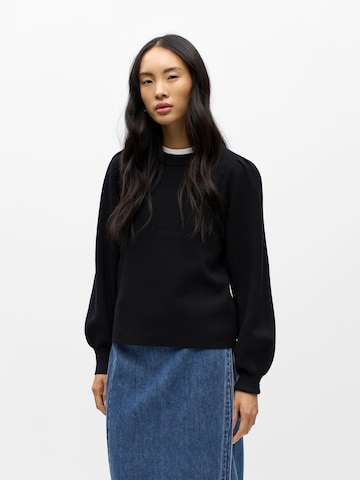 OBJECT Πουλόβερ 'OBJREYNARD' σε μαύρο: μπροστά