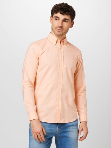 BOSS Regular Fit Skjorte 'Rickert' i orange: forside