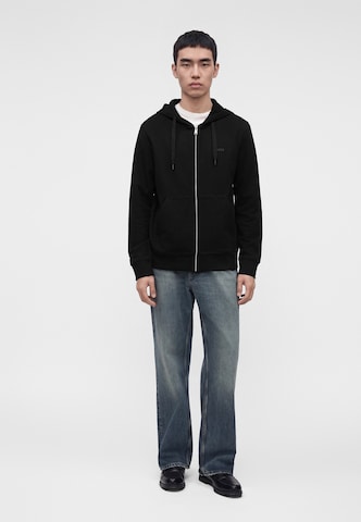 BOSS Bluza rozpinana 'Spence' w kolorze czarny