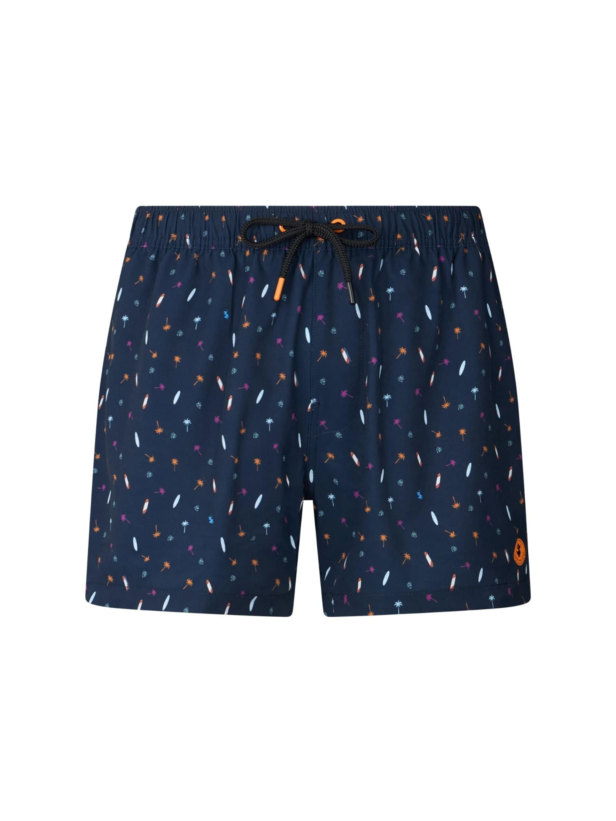 SAVE THE DUCK Badshorts 'ADEMIR' i blå: framsida