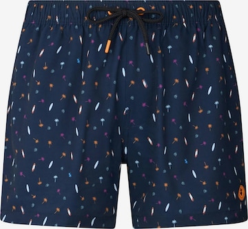 SAVE THE DUCK Badshorts 'ADEMIR' i blå: framsida