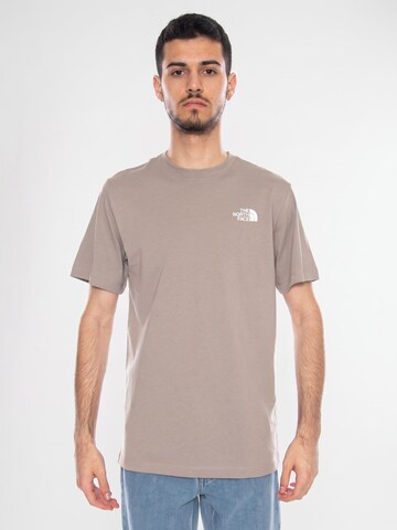 T-Shirt 'M Evo Box NSE Reg SS Stone Stab' THE NORTH FACE en beige