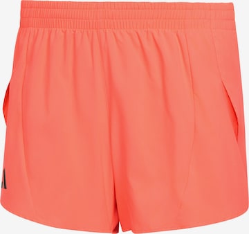 Regular Pantalon de sport 'ADIZERO' ADIDAS PERFORMANCE en rose : devant