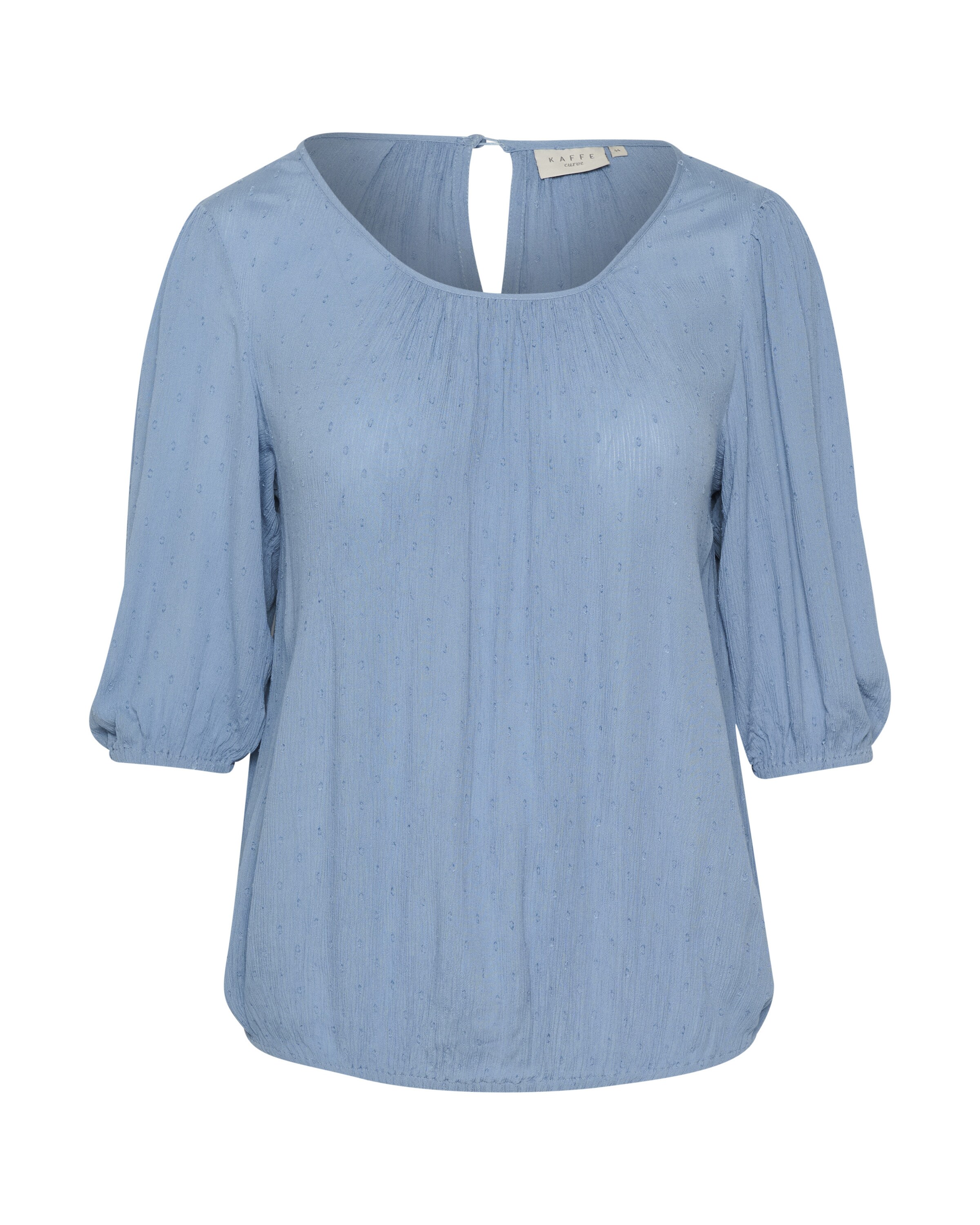 KAFFE CURVE Μπλούζα 'Wilina' σε μπλε: μπροστά