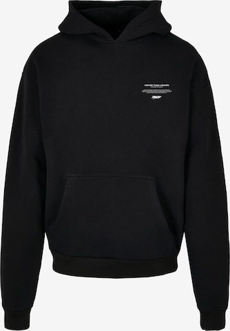 MJ Gonzales Sweatshirt 'Higher Than Heaven V.2' in Zwart: voorkant